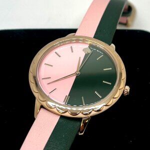 Kate Spade Morningside Scallop Pink/Green Watch
